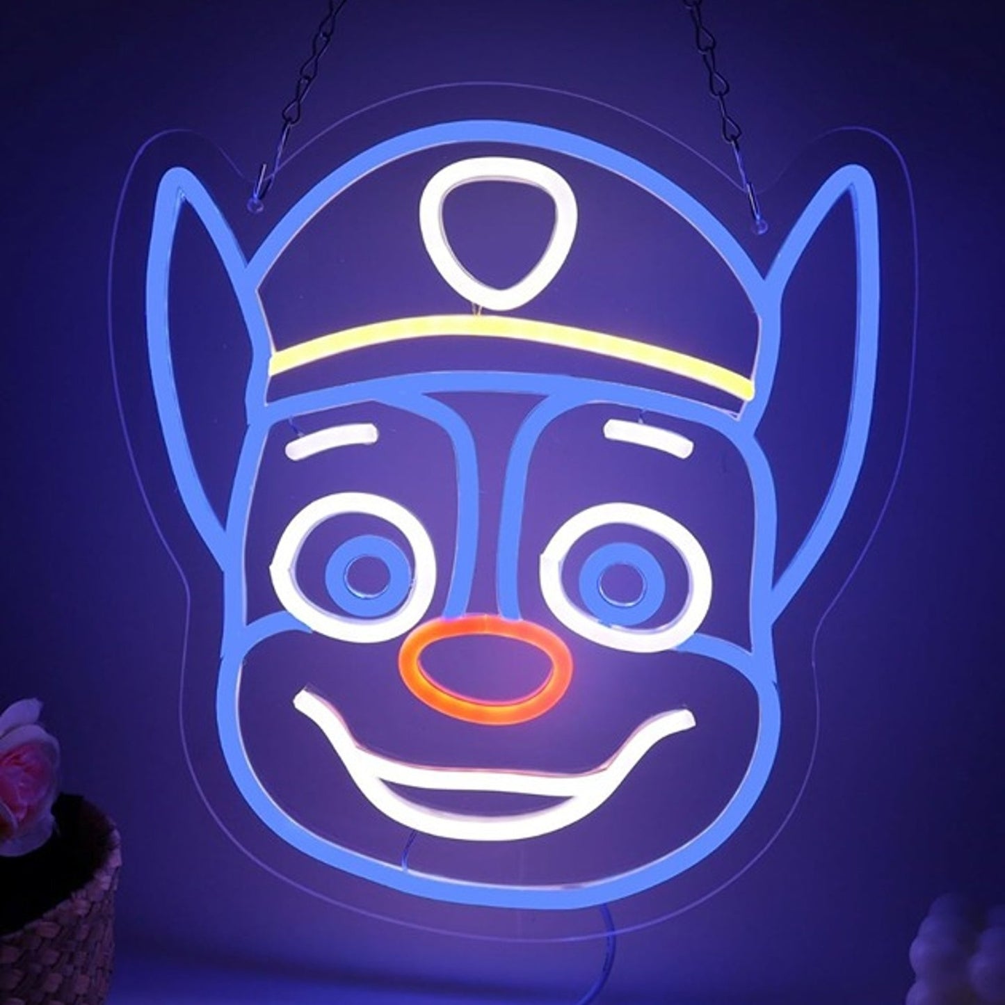 Lovely Bright Chase Puppy Dog LED Night Light Paw Patrol Room Wall Decoration
