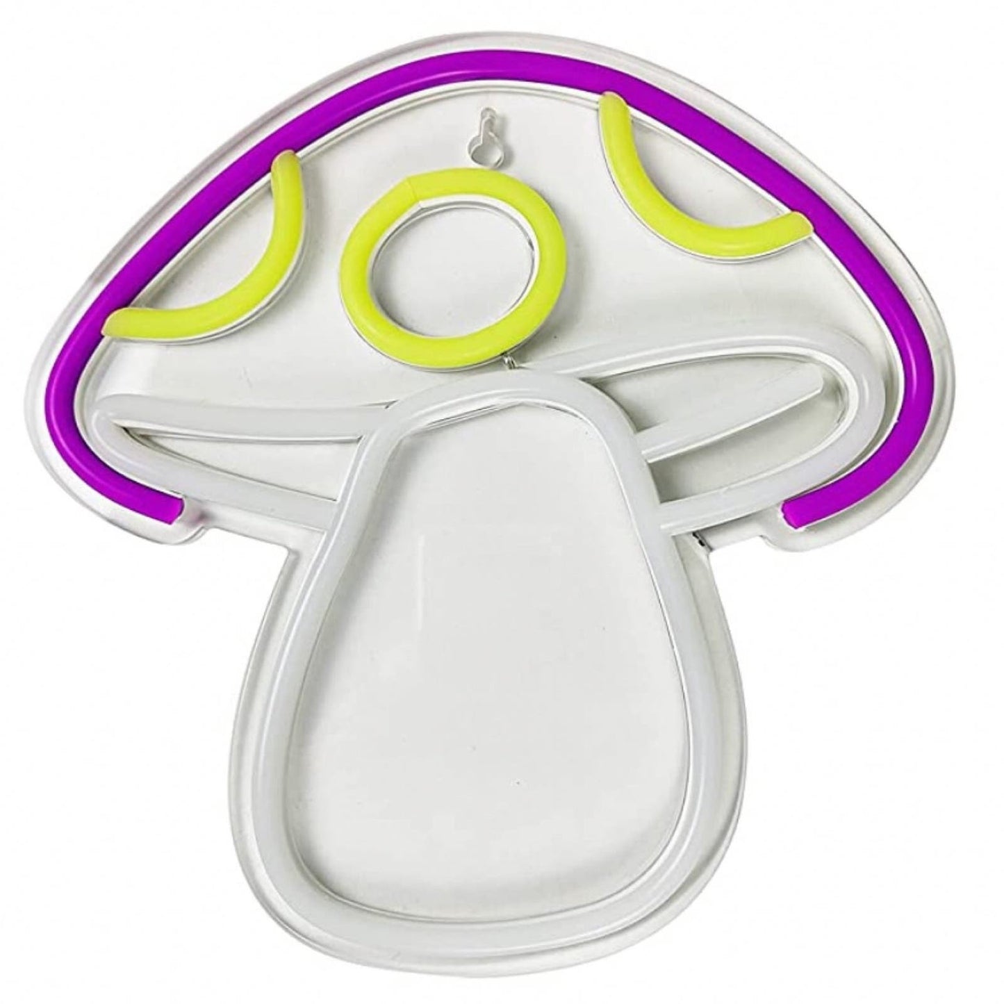 Lovely Bright Plump Fat Purple Mushroom LED Night Light Room Wall Decoration