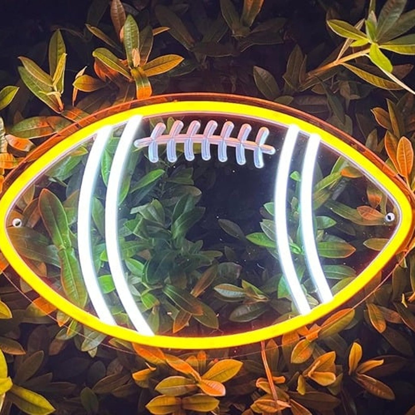 Fun Bright Super Bowl Football LED Night Light NFL Sport Room Wall Decoration