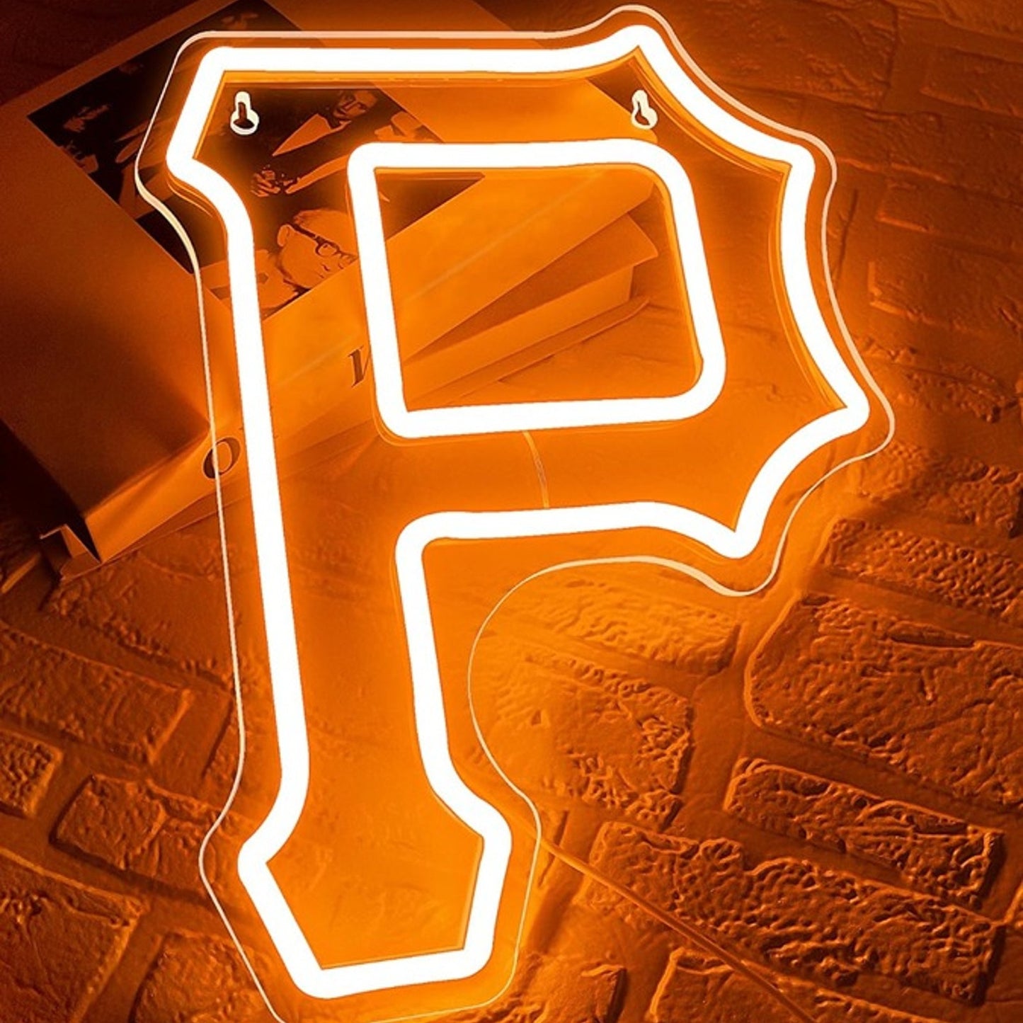 Vivid Bright Pittsburg Pirates LED Night Light MLB Baseball Sports Room
