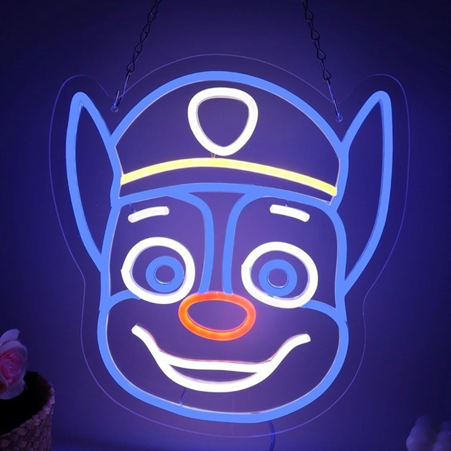 Lovely Bright Chase Puppy Dog LED Night Light Paw Patrol Room Wall Decoration