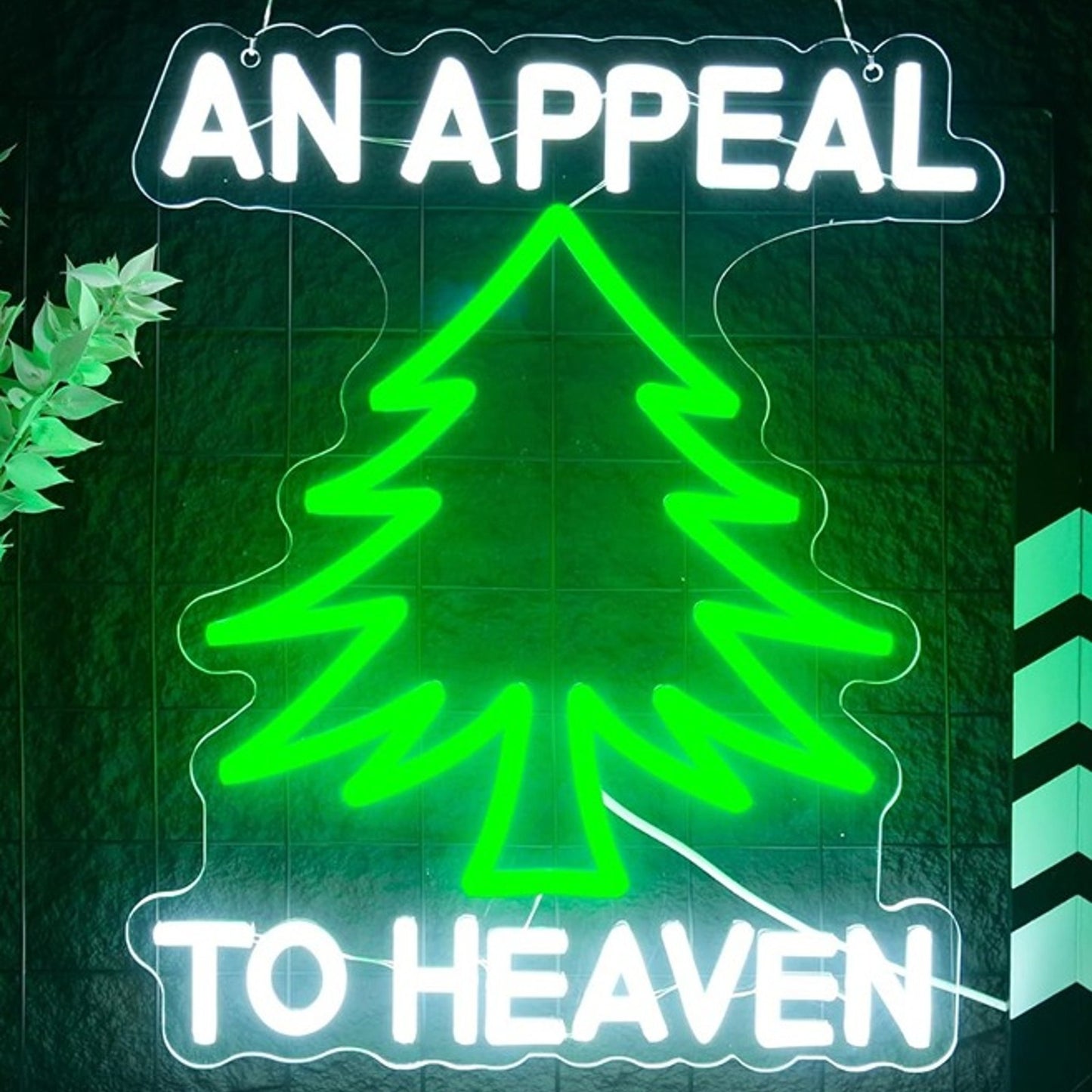 Vivid Bright “An Appeal to Heaven” Pine Tree LED Night Light Room Wall Decor