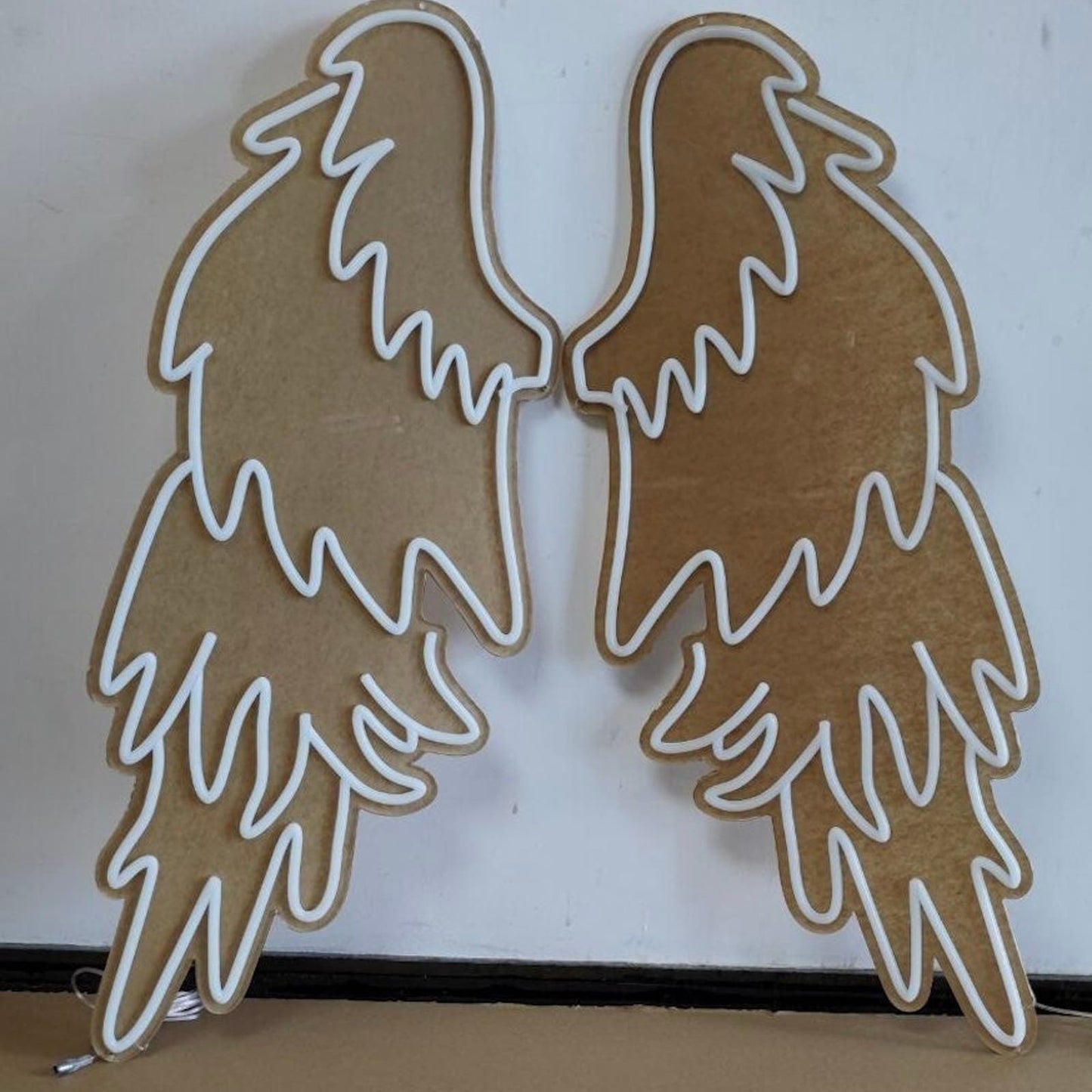 Lovely Life-Like Large Size Angel Wings LED Light Decor