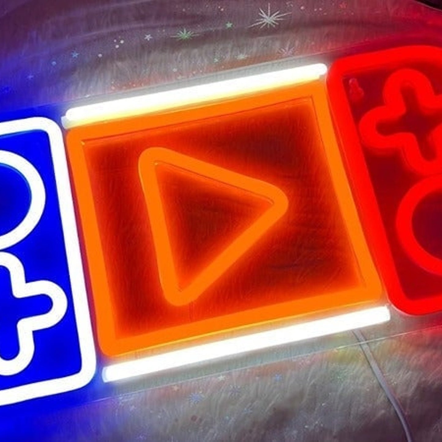 Fun Vivid Bright Unique Nintendo Switch LED Night Light Game Room Decor