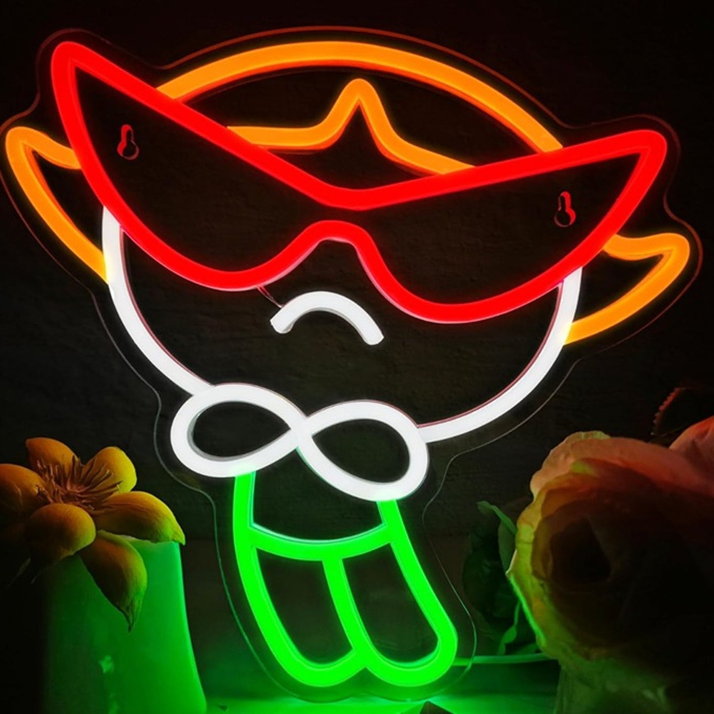 Fun Bright Power Puff Girls LED Night Light Room Wall Decoration