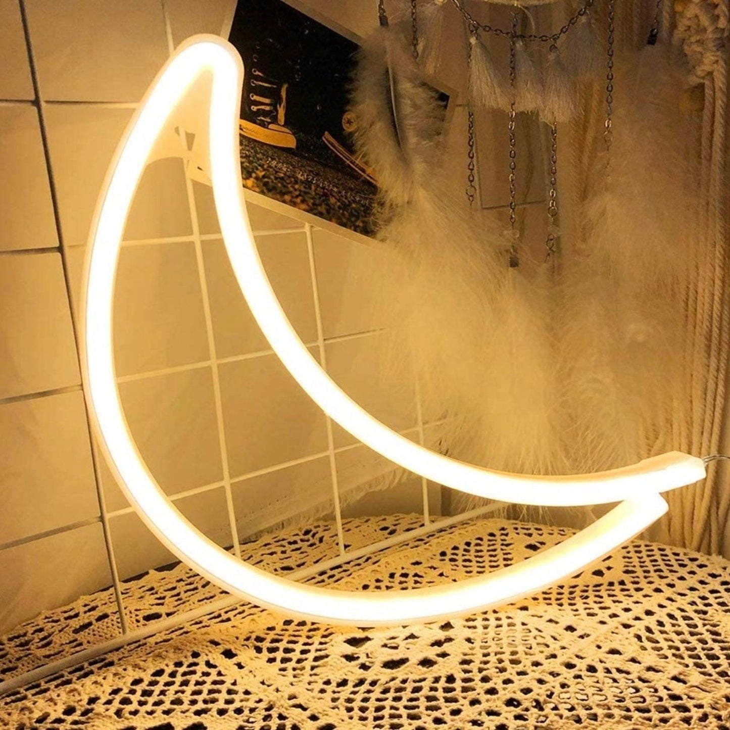 Lovely Simple LED Light Up Moon