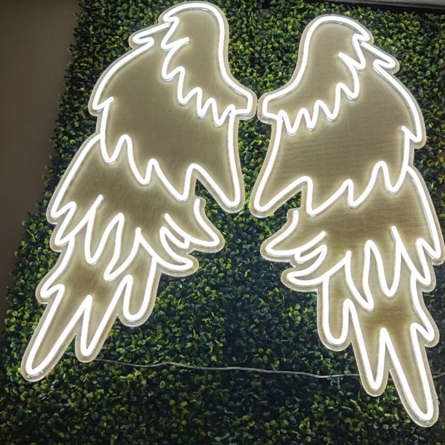 Lovely Life-Like Large Size Angel Wings LED Light Decor