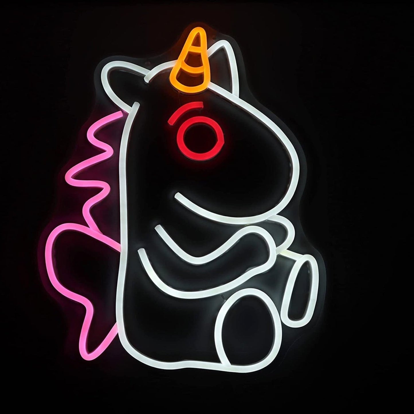 Super Adorable Cute Pink Unicorn Fairy LED Night Light Room Wall Decoration