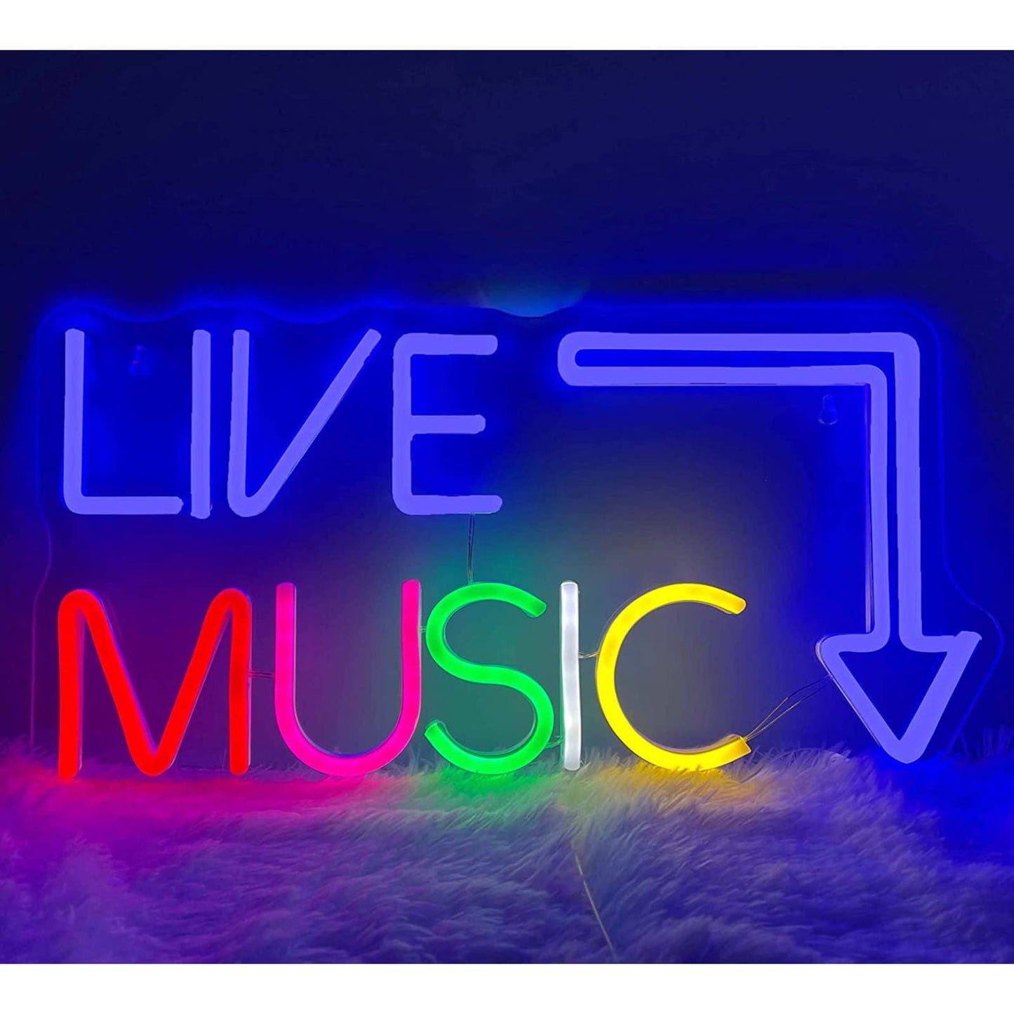 Lovely Bright Fun “Live Music” LED Night Light Room Wall Decoration