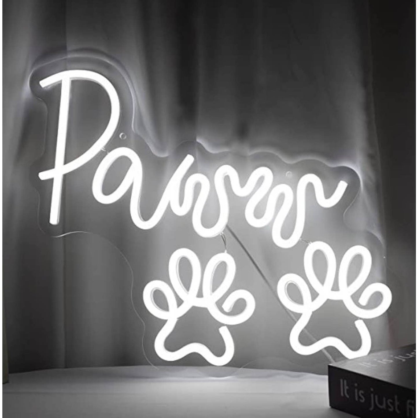 Lovely Bright “Paws” Puppy Dog Paw Prints LED Night Light Room Wall Decor