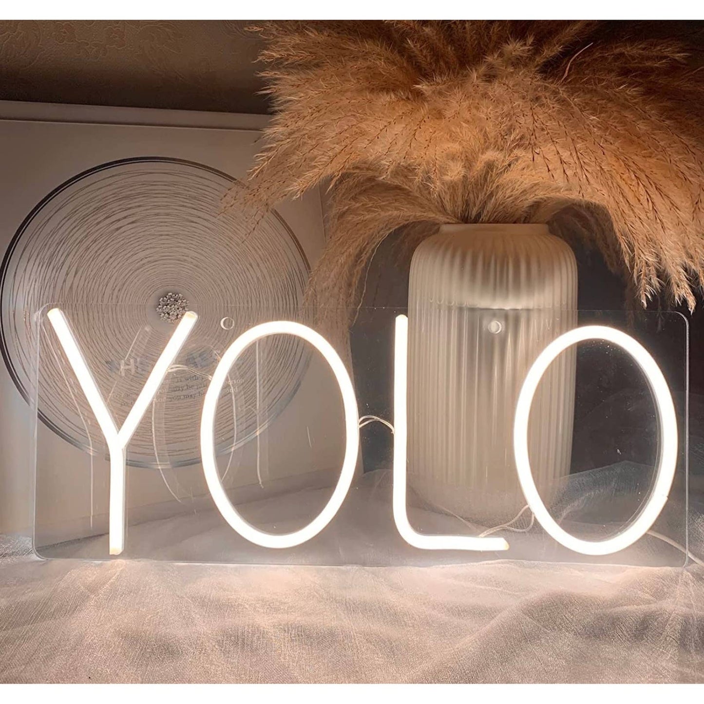 Lovely Bright YOLO “You Only Live Once” LED Night Light Room Wall Decoration