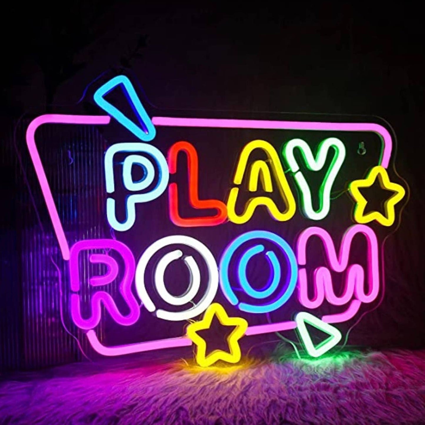 Lovely Fun Bright Colorful Play Room LED Night Light Room Wall Decoration