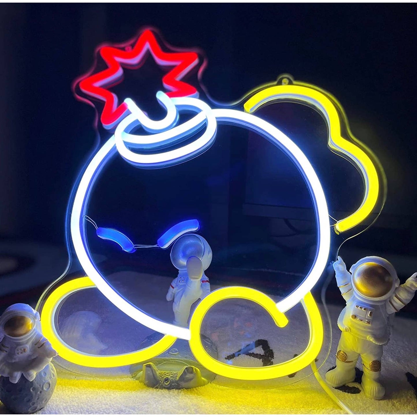Fun Bright Bob-omb Super Mario LED Night Light Video Game Room Wall Decoration