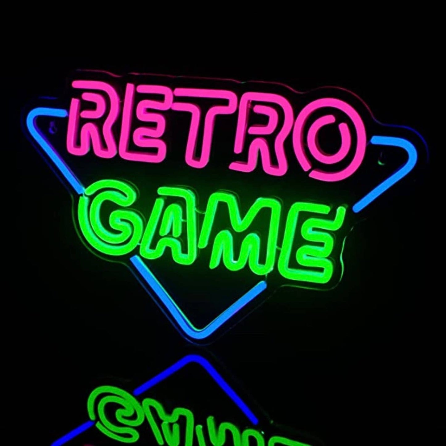 Vivid Fun Bright Retro Game LED Night Light Arcade Room Wall Decoration