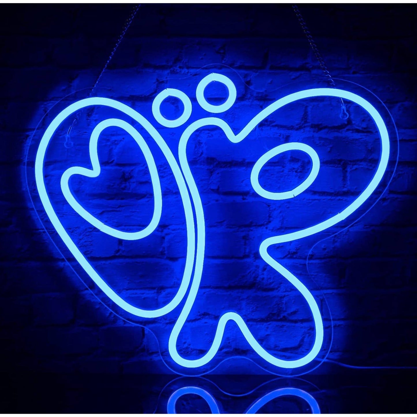 Fun Bright Blue Snail LED Night Light Room Wall Decoration