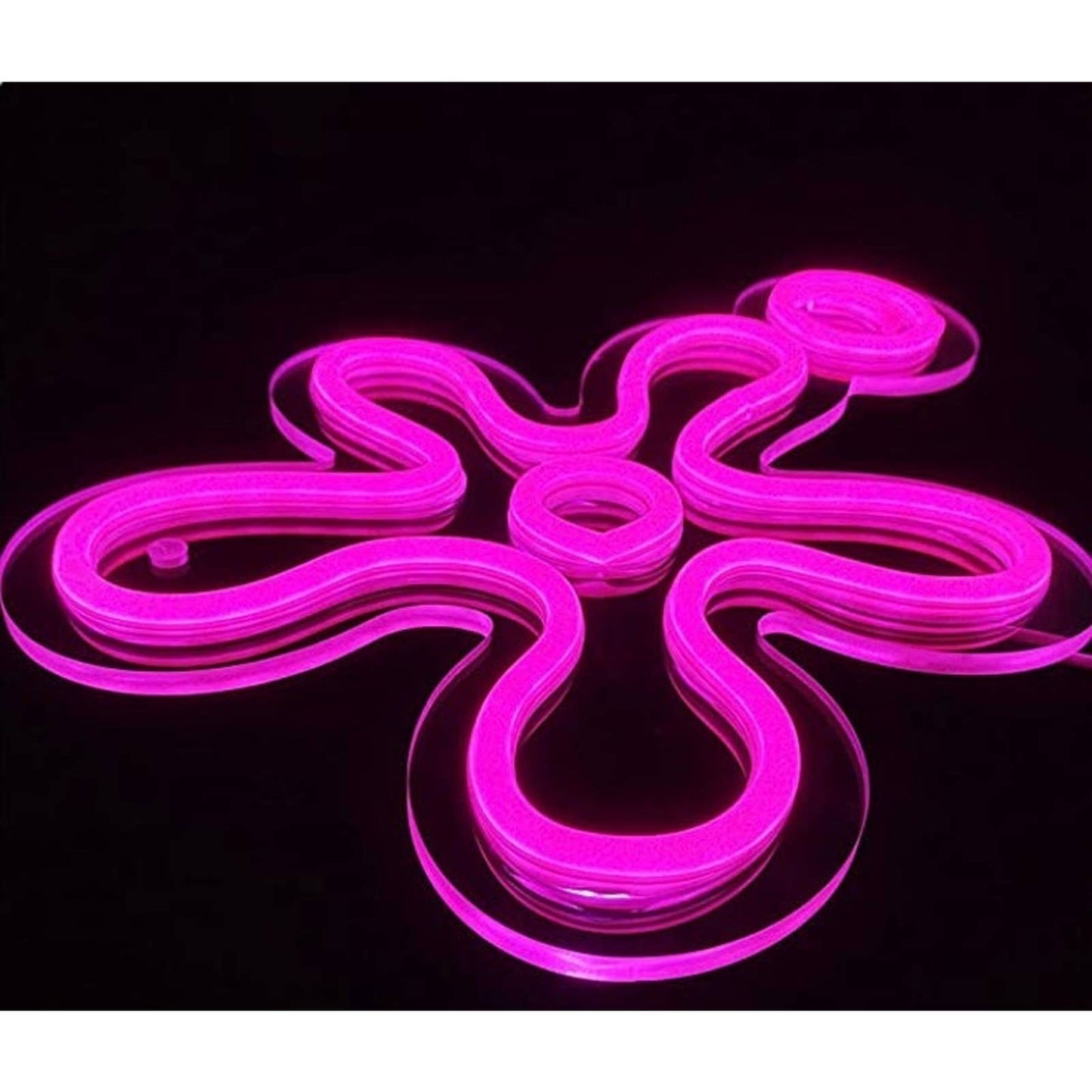 Fun Bright Pink Single SpongeBob SquarePants Flower & Bubble LED Night Light Dec