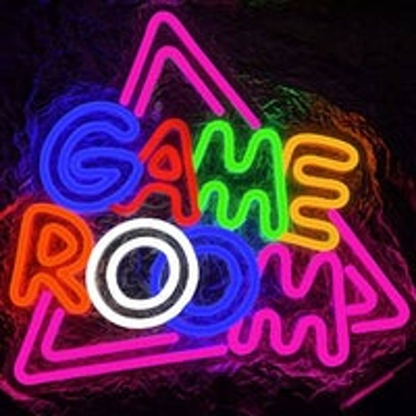 Lovely Bright Fun Rainbow Game Room LED Night Light Room Wall Decoration