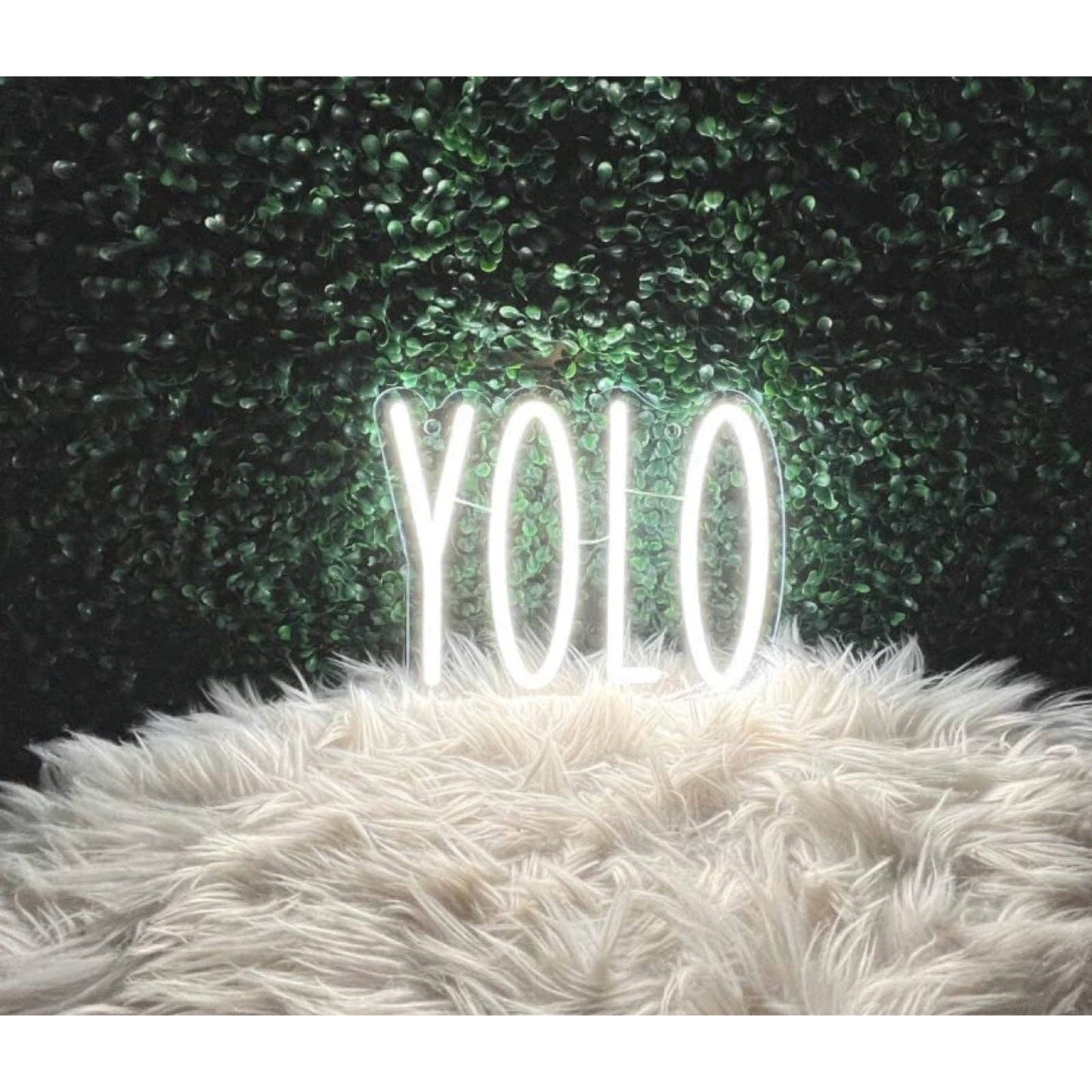 Lovely Bright White “YOLO” You Only Live Once LED Night Light Room Wall Decor
