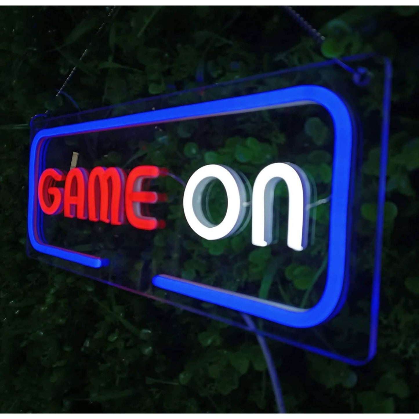 Fun Bright Unique Game On LED Night Light Game Room Wall Decoration