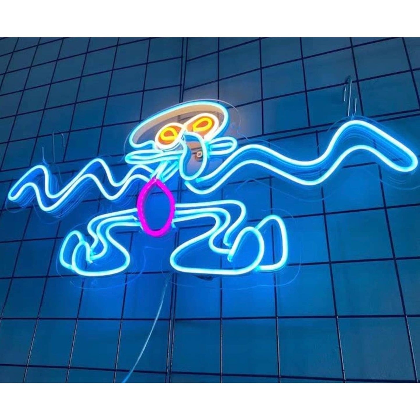 Fun Bright Dancing Squidward LED Night Light SpongeBob SquarePants Wall Decor