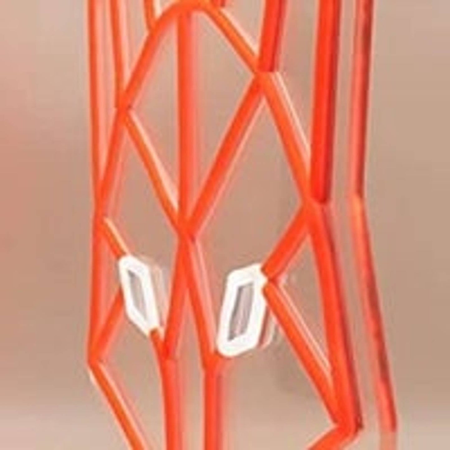 Fun Bright Orange Geometric Fox LED Night Light Room Wall Decoration