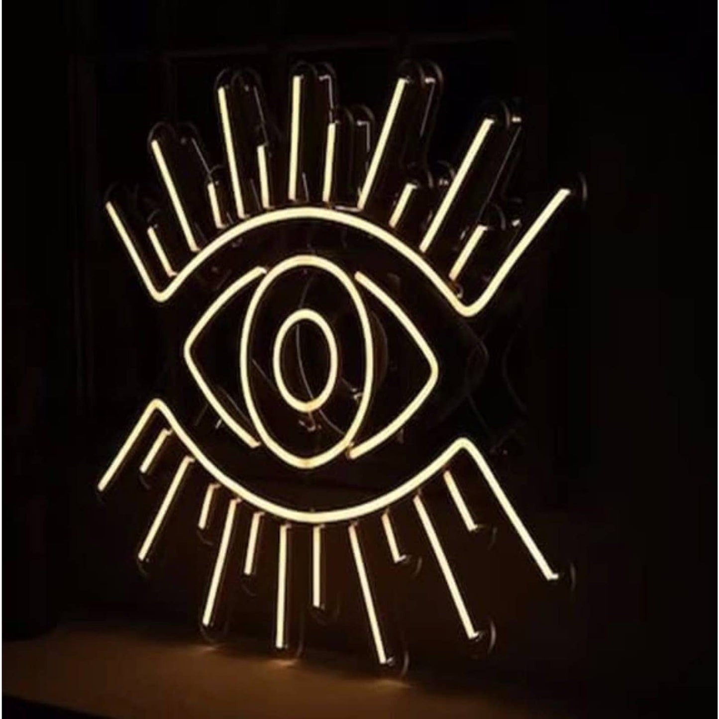 Lovely Bright Large Shining Eye LED Night Light Room Wall Art Decoration