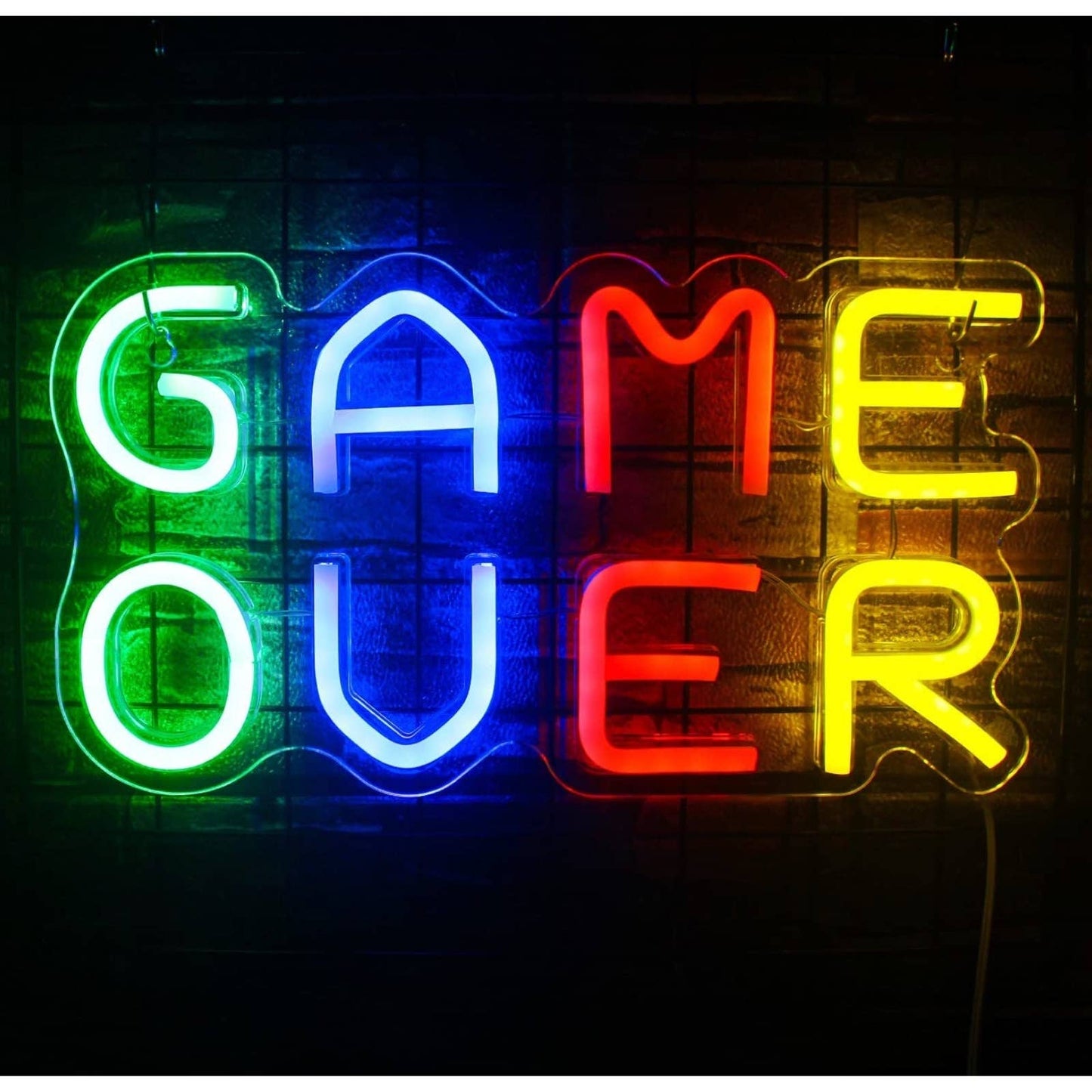 Fun Bight Colorful Gamer Over LED Night Light Game Room Decoration