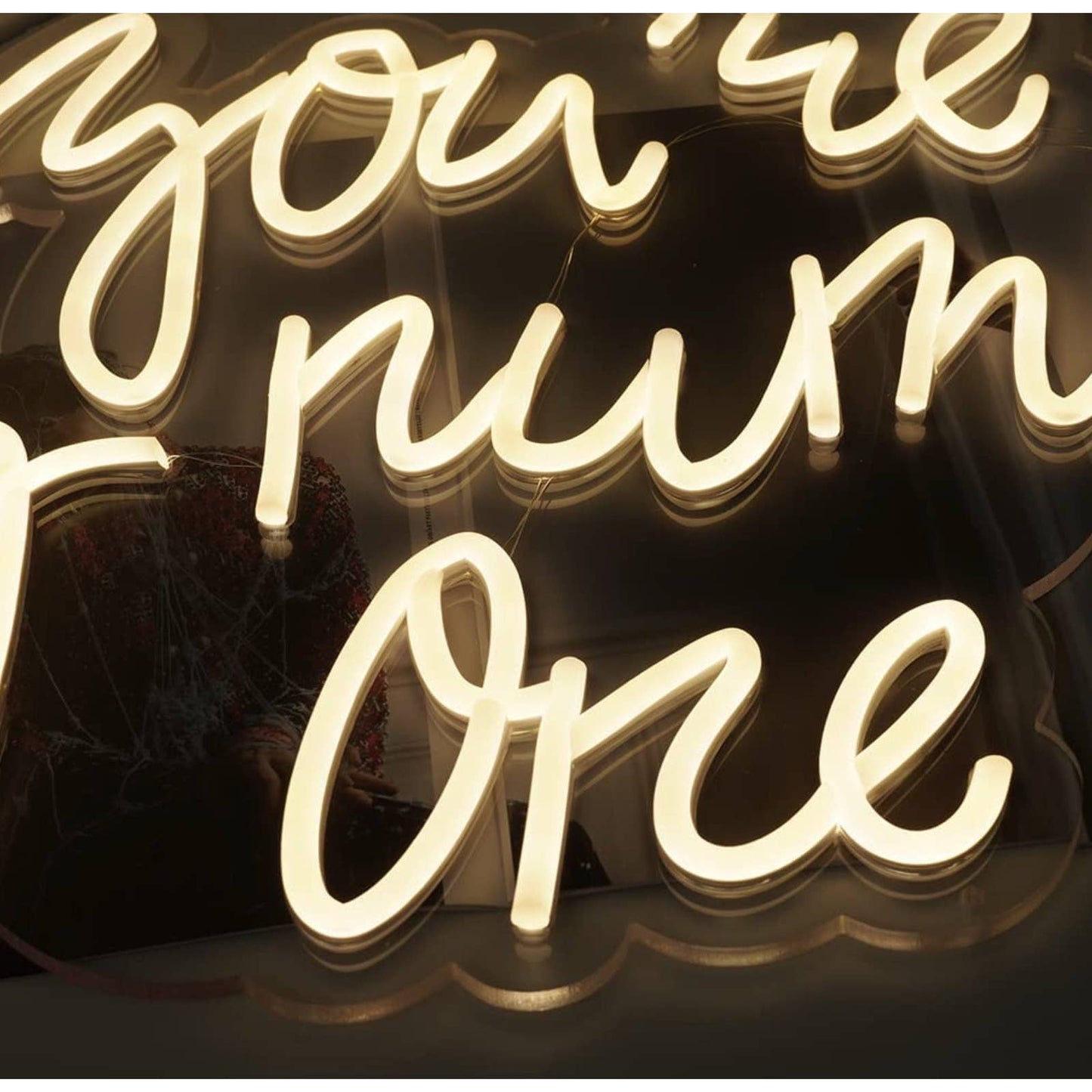 Lovely Bright “You’re My Number One” Romantic LED Night Light Room Wall Decor