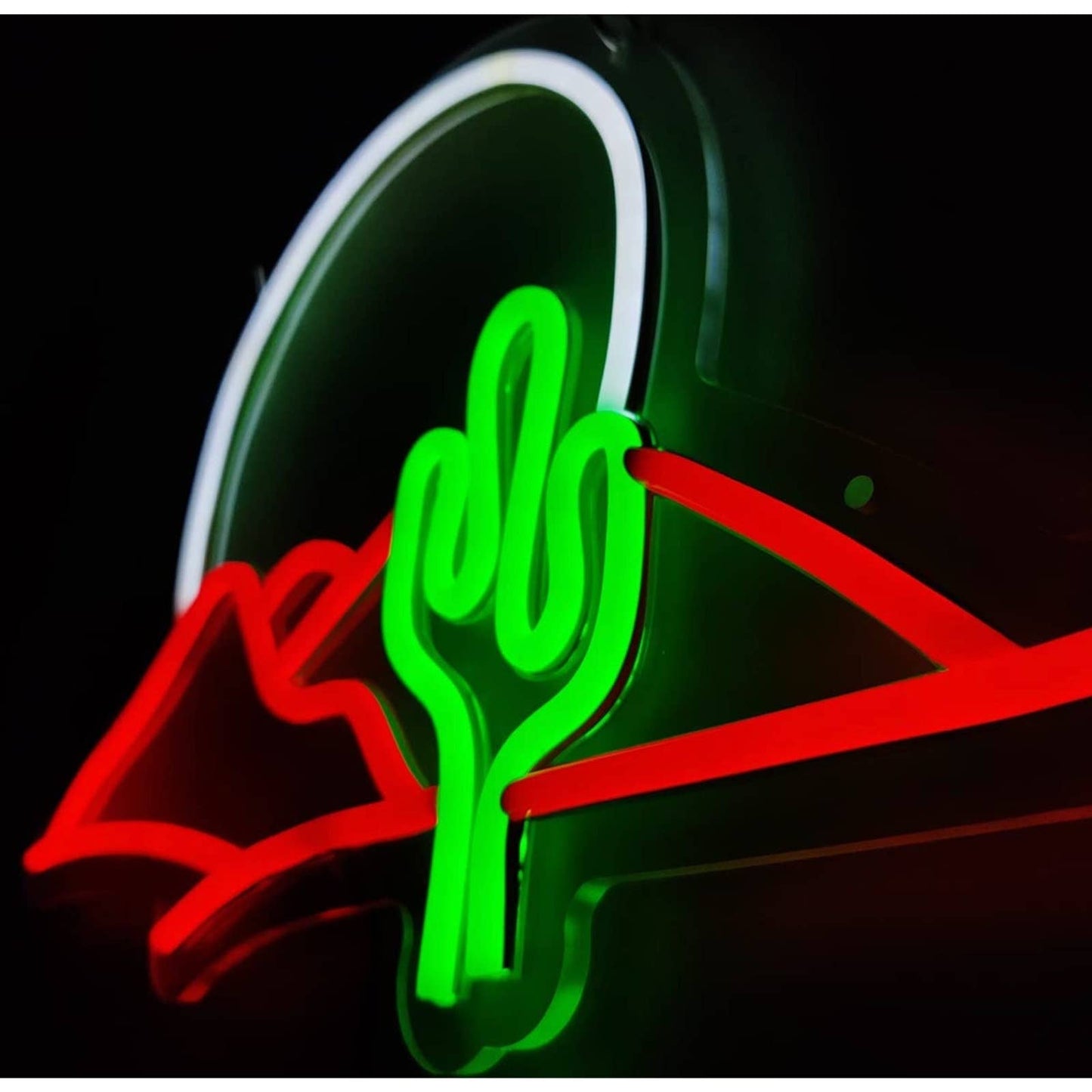 Quality Bright Arizona Sonoran Desert Cactus LED Night Light Room Wall Art Decor
