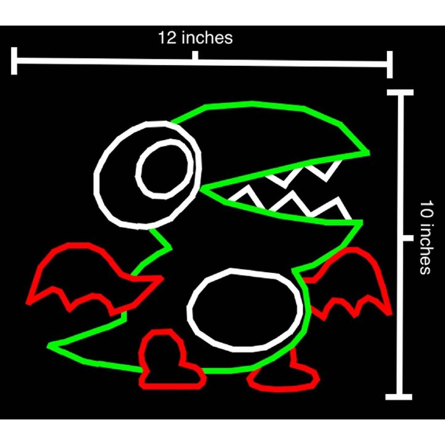Fun Bright Colorful Custom Vertical Arcade & Dig Dug Dragon LED Light Bundle Set