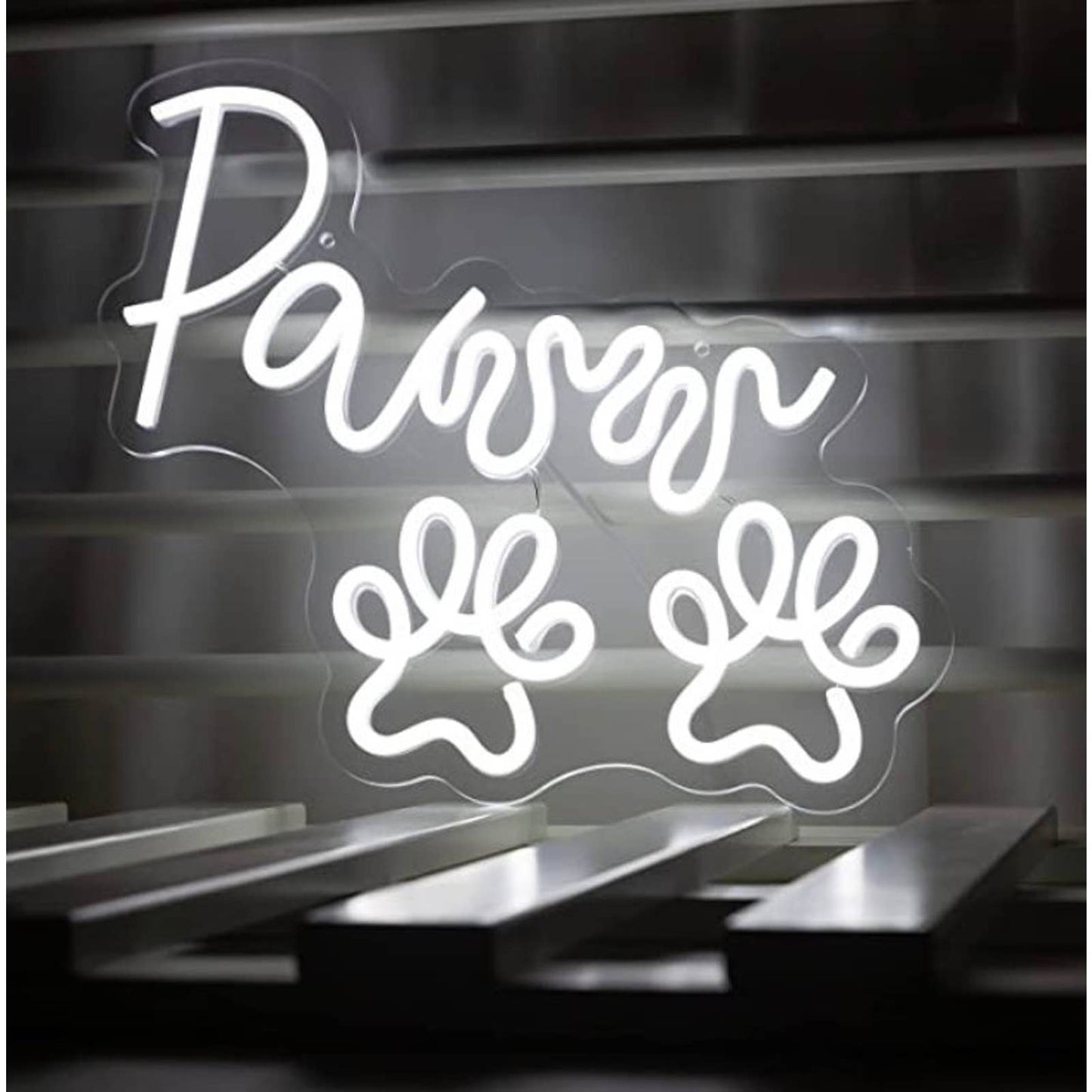 Lovely Bright “Paws” Puppy Dog Paw Prints LED Night Light Room Wall Decor