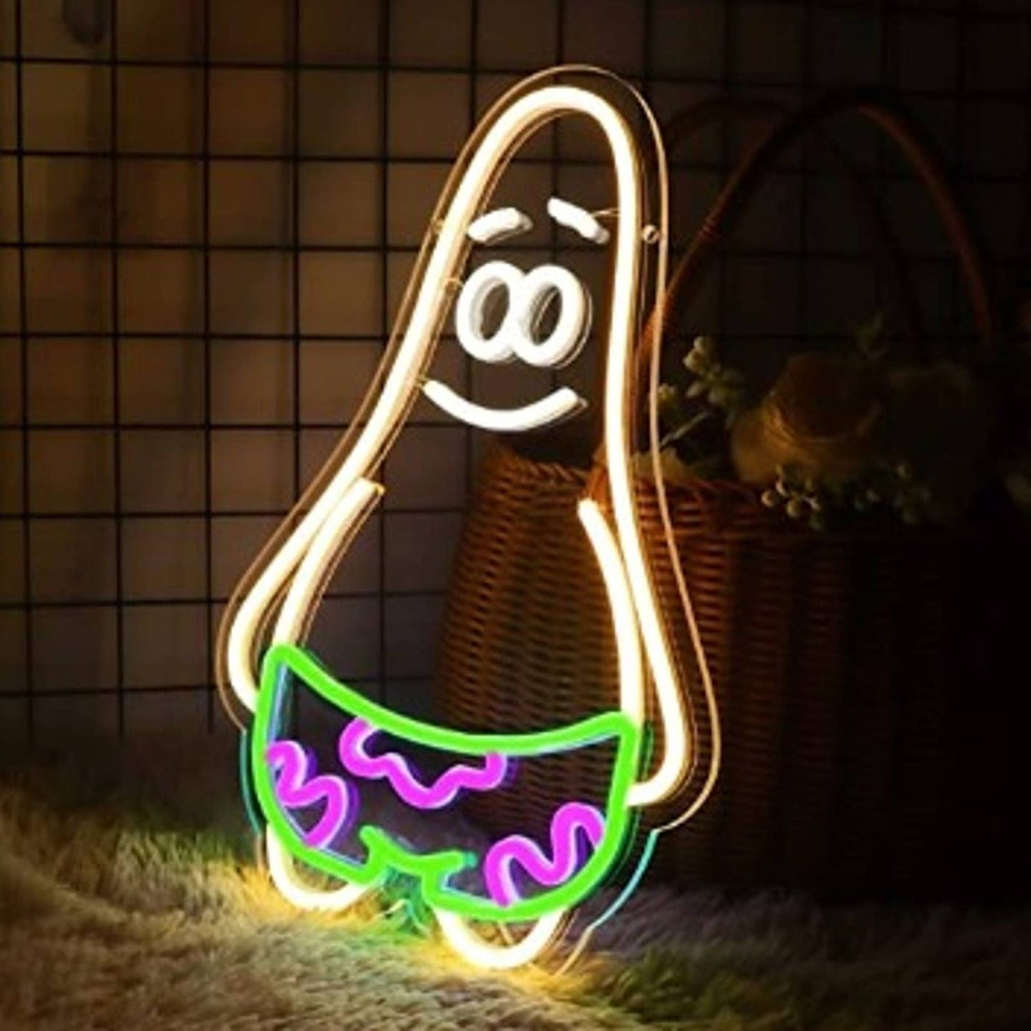 Fun Vivid Bright Patrick Star LED Night Light Nickelodeon Cartoon Decor