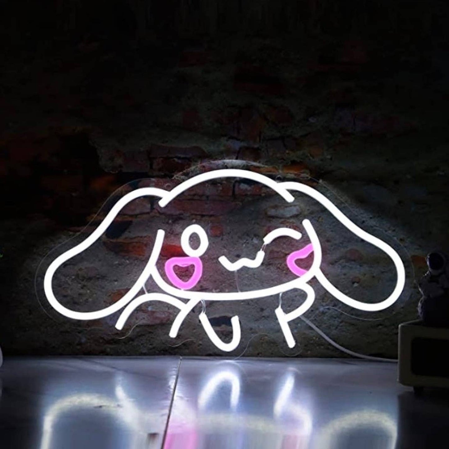 Super Cute Waving Heart Cheek Cinnamoroll LED Night Light Room Wall Decoration