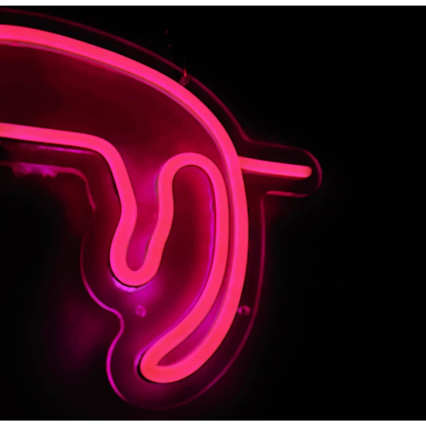 Cute Bright Pink Lazy Resting Kitty Cat LED Night Light Room Wall Decoration
