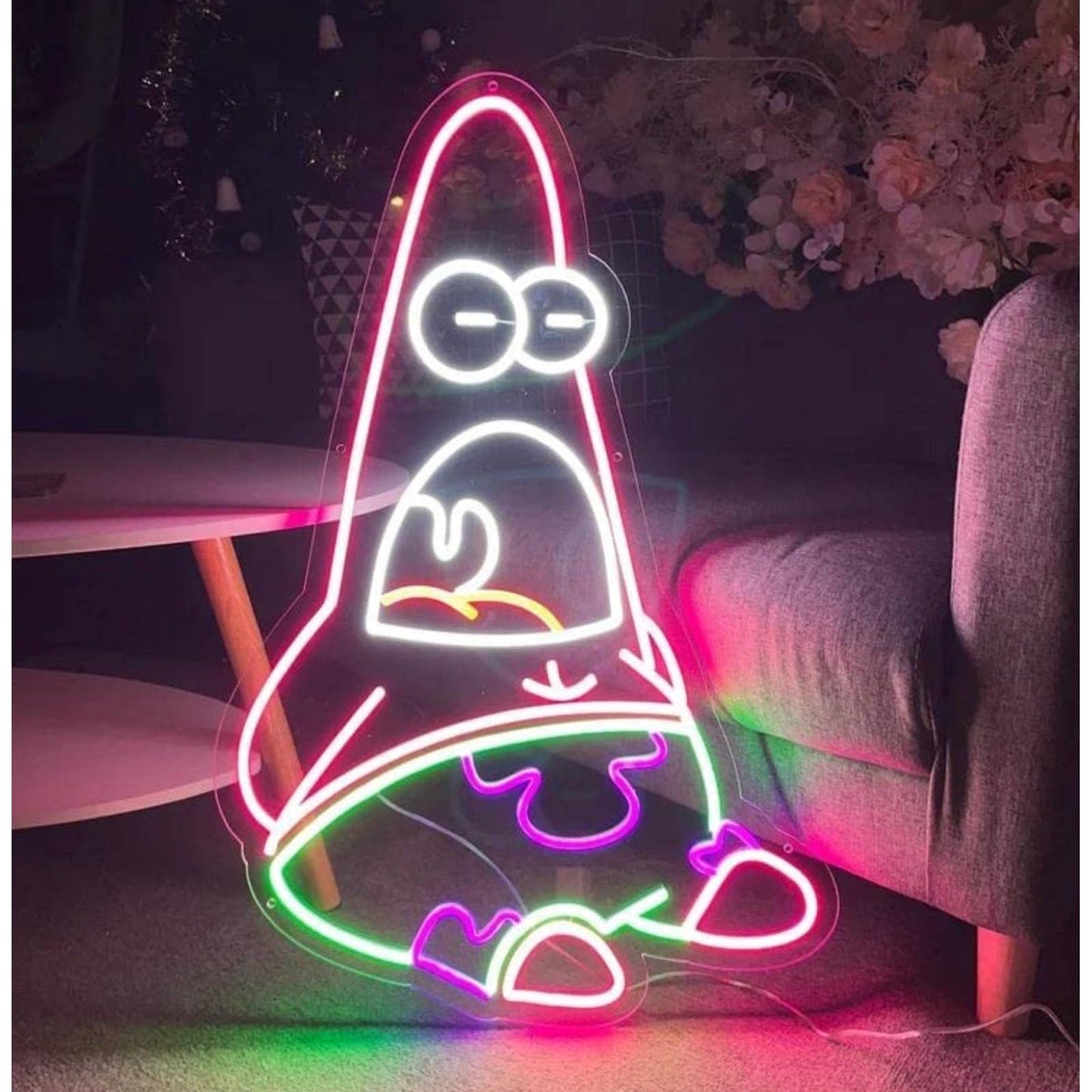 Funny Bright Surprised Patrick the Starfish LED Light SpongeBob SquarePants Deco