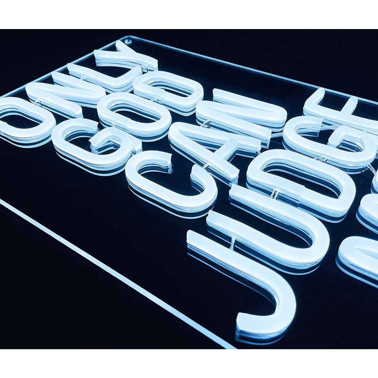 Vivid Bright White “Only God Can Judge Me” LED Night Light Room Wall Decoration