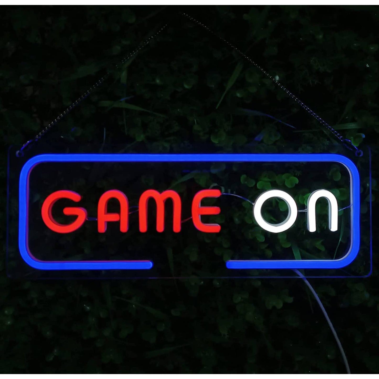 Fun Bright Unique Game On LED Night Light Game Room Wall Decoration
