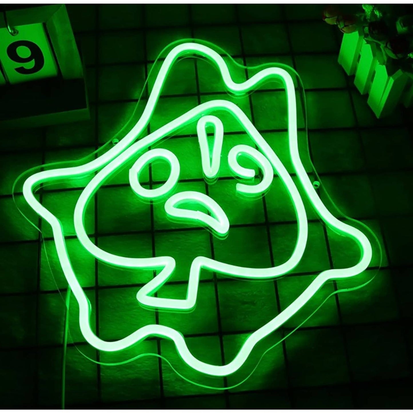 Fun Bright Green Legend of Zelda Korok Leaf Mask LED Light