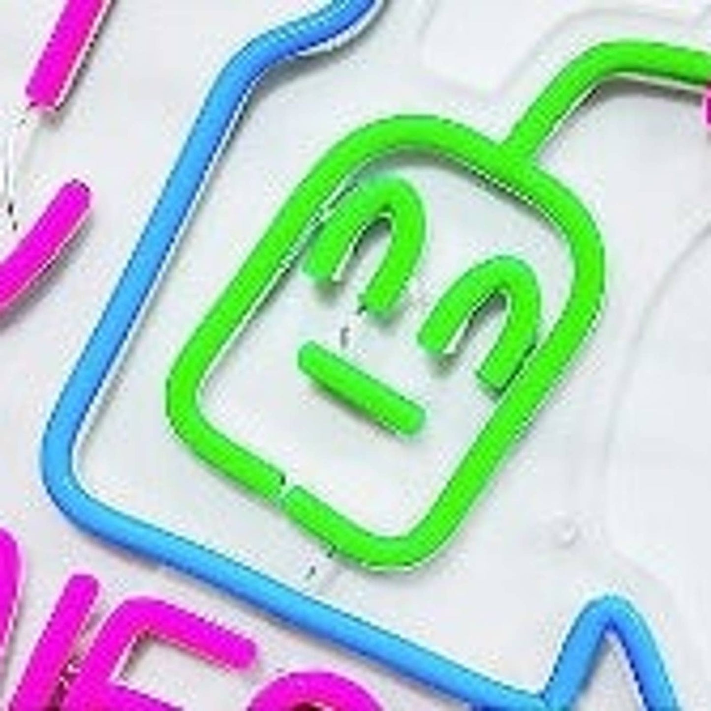 Fun Vivid Bright “Live Nerd” Robot Gamer Gaming LED Light Game Room Decor