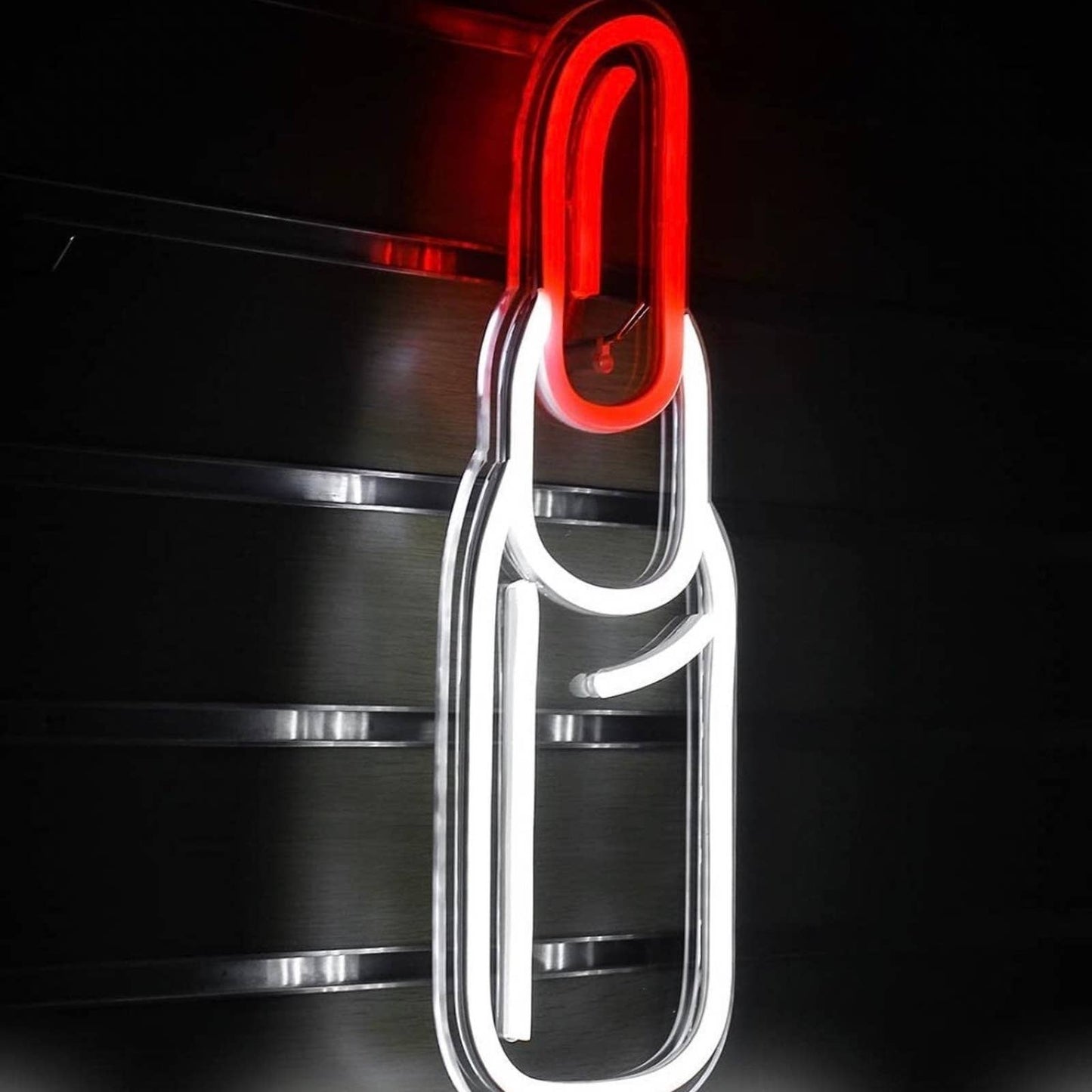 Lovely Bright Red Lipstick LED Night Light Room Wall Decoration