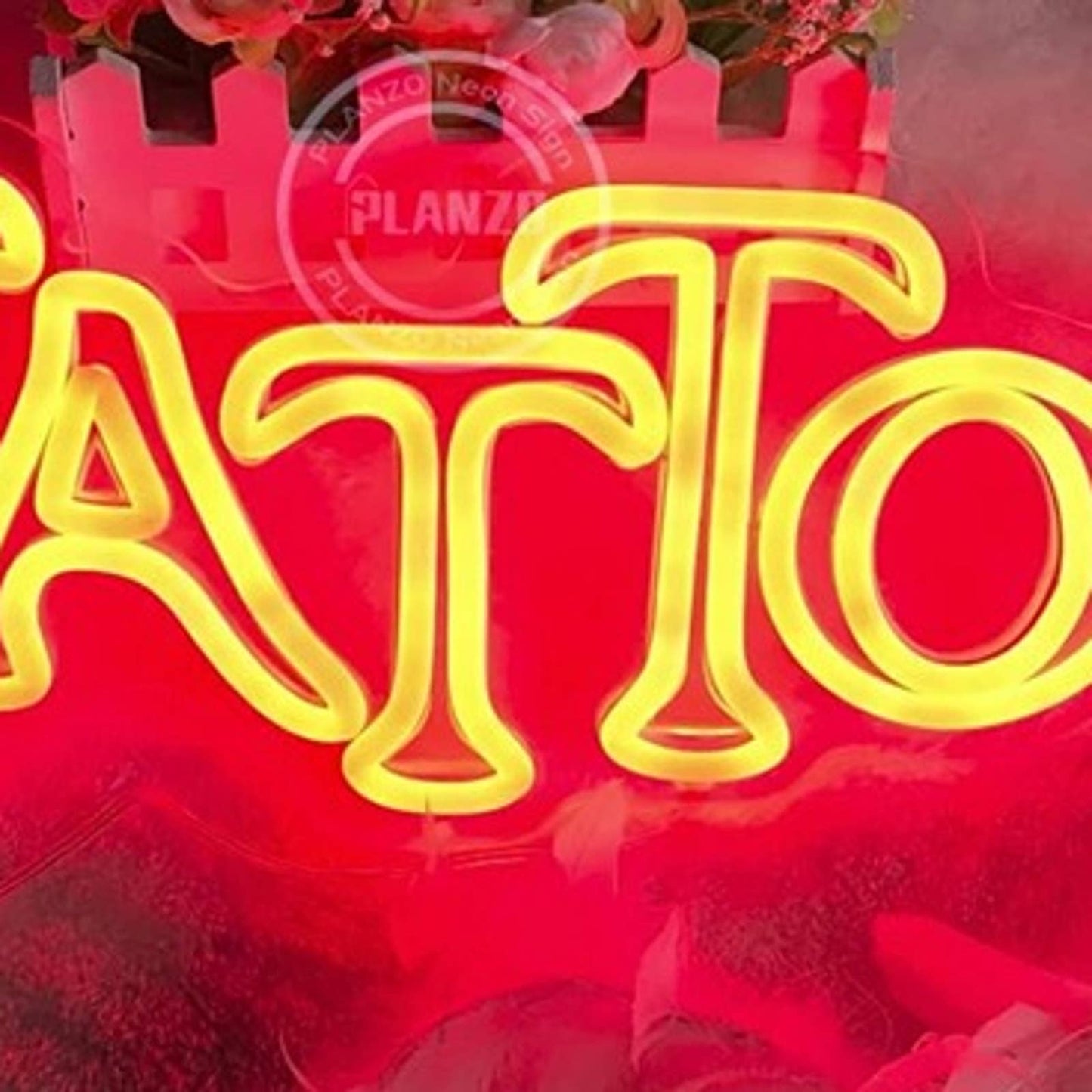 Vivid Bright Red Tattoo LED Night Light Business Room Wall Sign