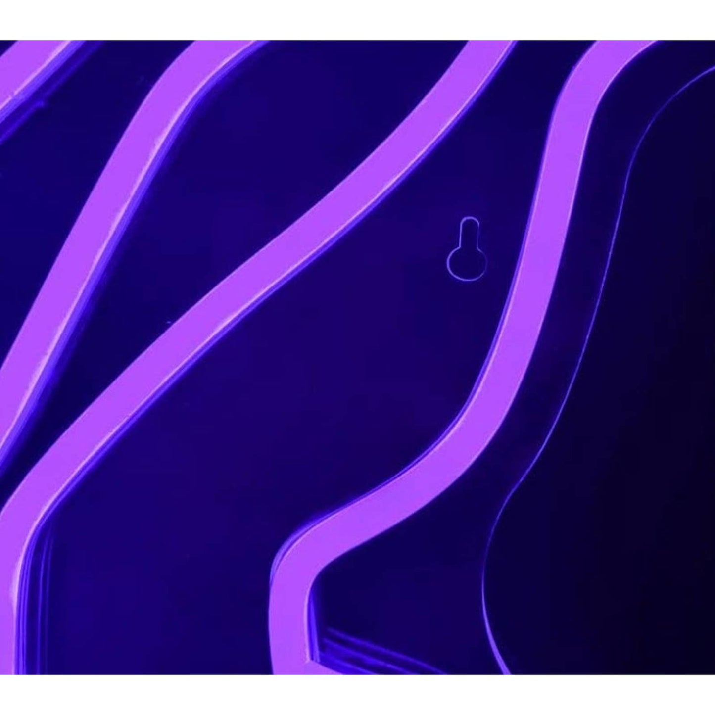 Fun Bright Purple Falling in Hole LED Night Light Room Wall Art Decor