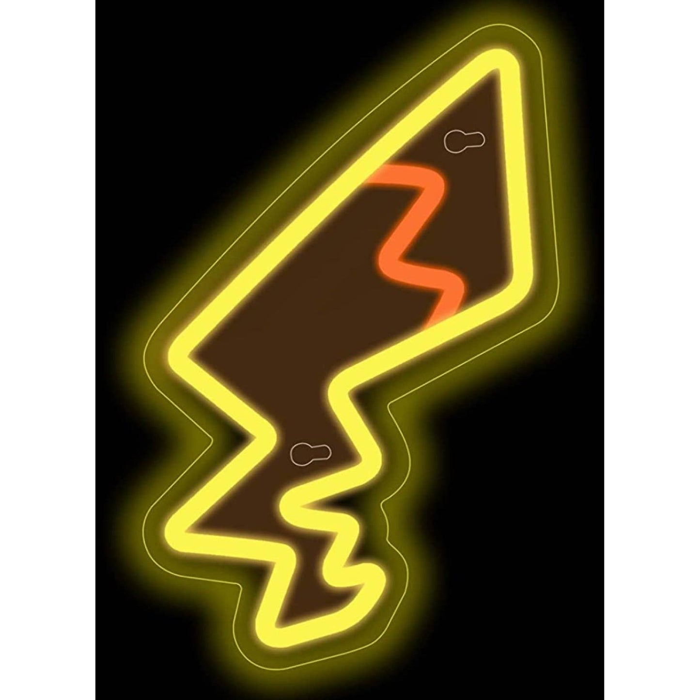 Fun Bright Pikachu Tail LED Night Light Pokemon Anime Cartoon Room Wall Decorati