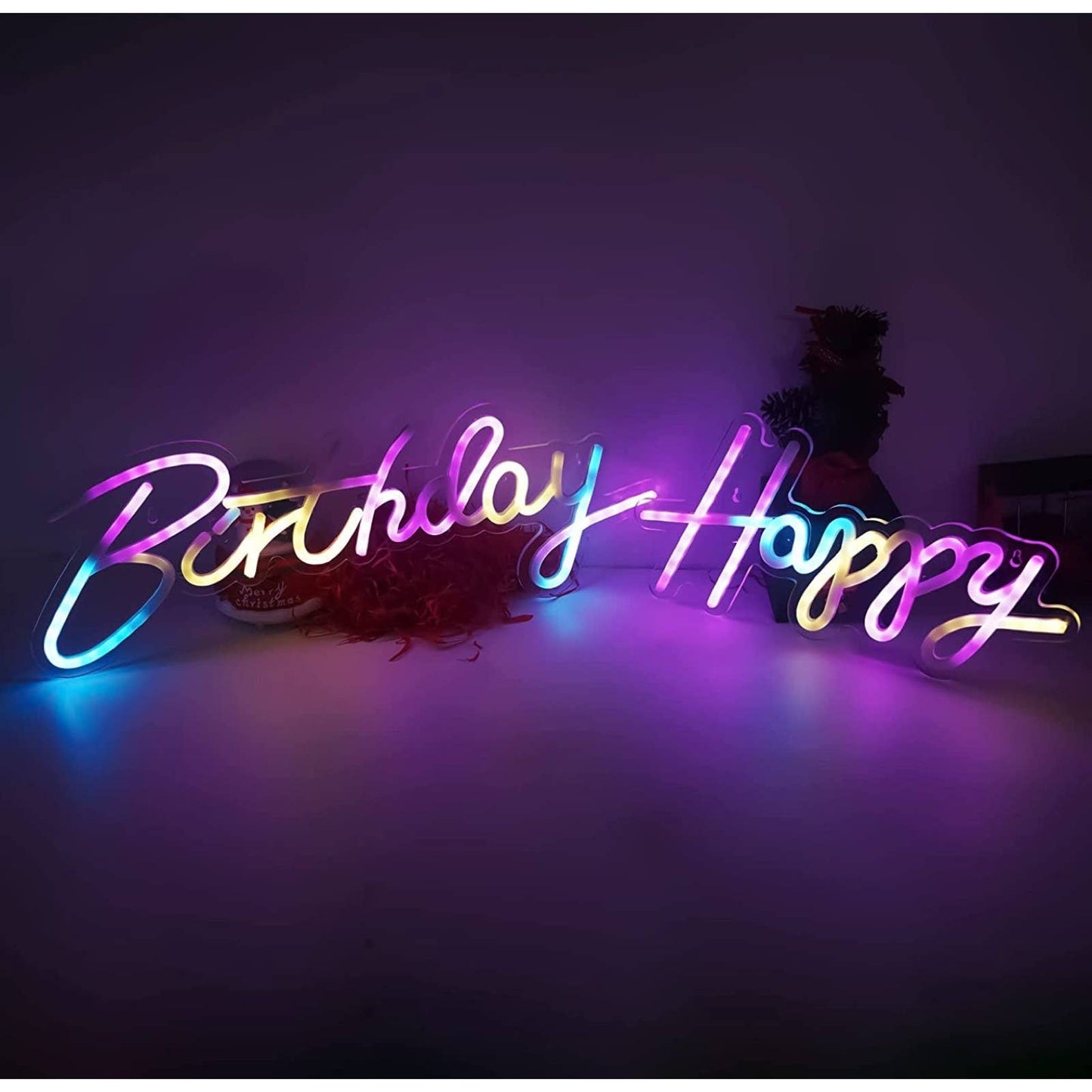 Lovely Bright Quality Color Changing Happy Birthday LED Light Party Celebration