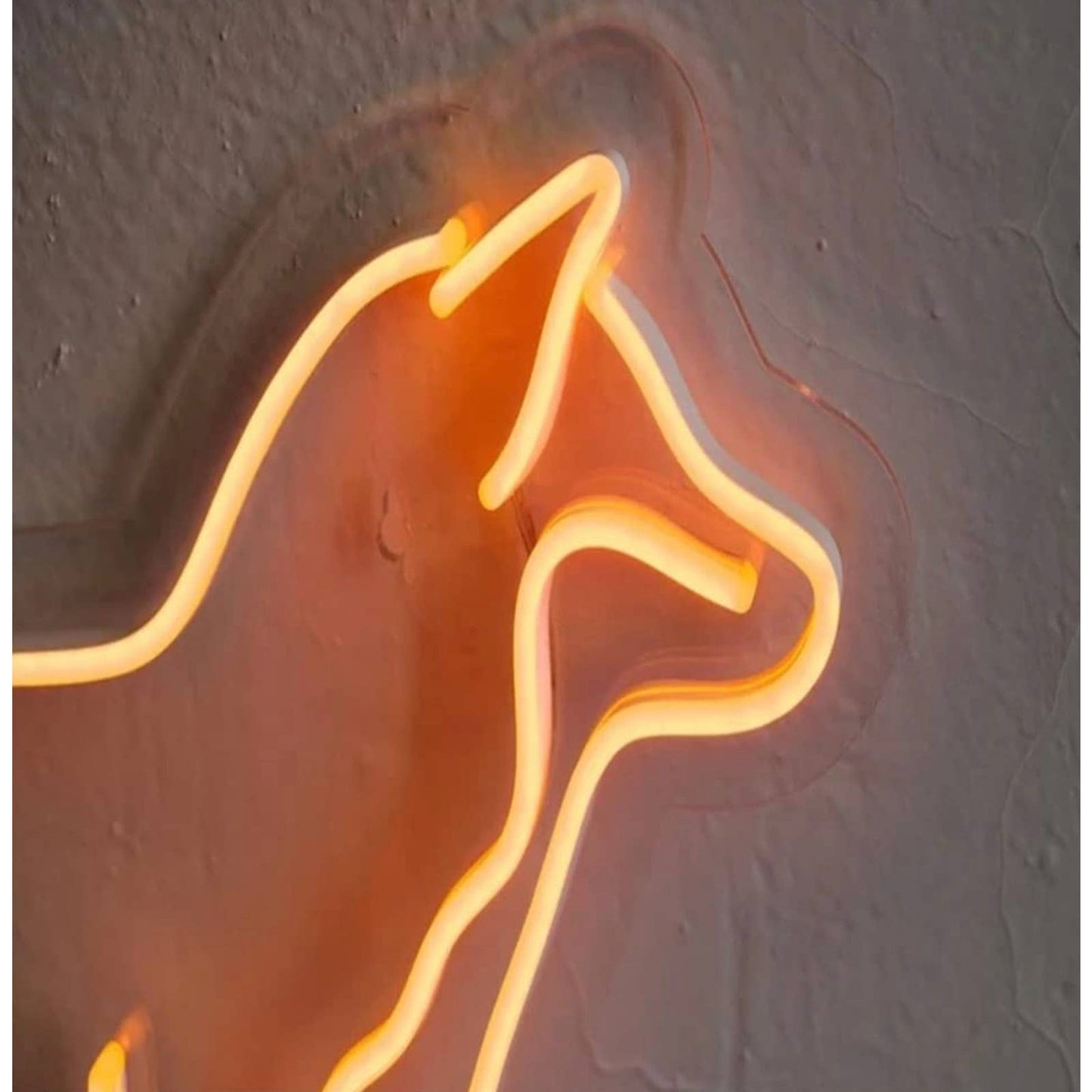 Lovely Bright Shiba Inu Puppy Dog LED Night Light Room Wall Decoration