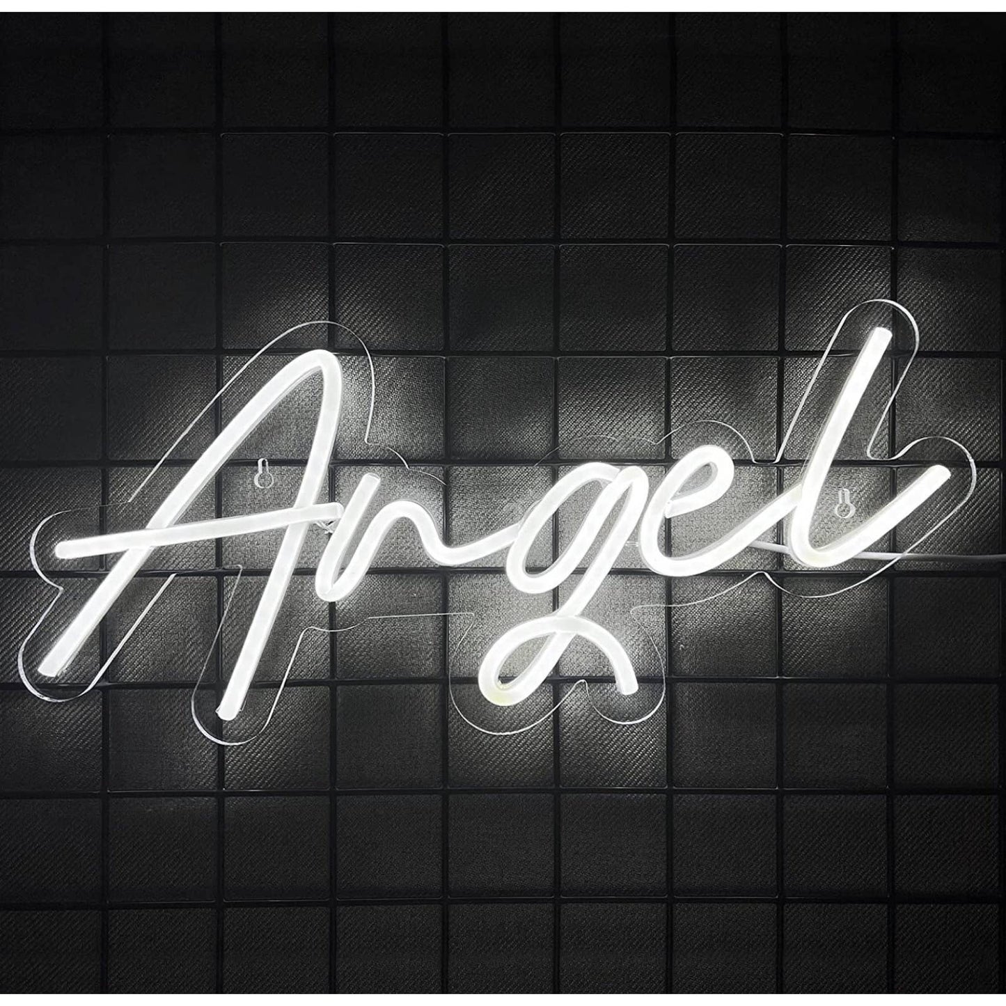 Lovely Cool Bright Angel LED Night Light Nursery Room Wall Decor