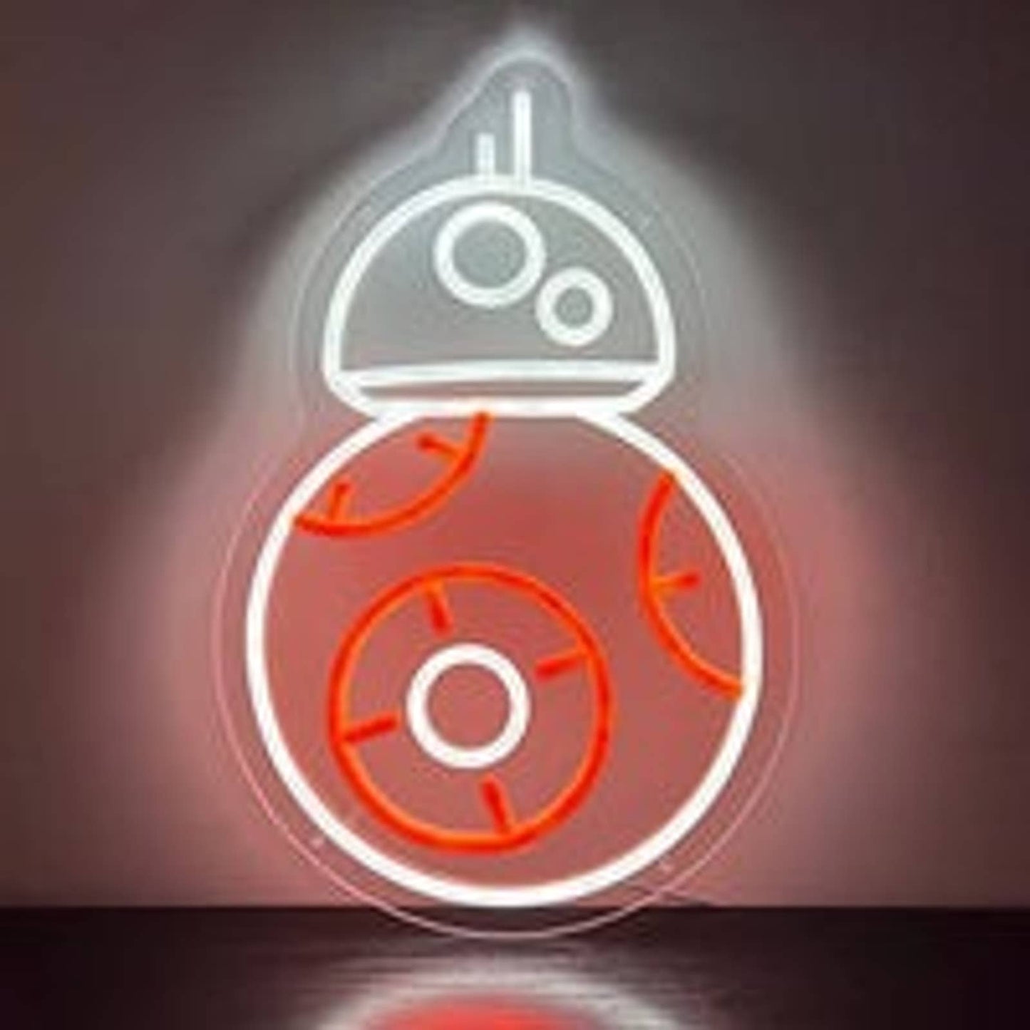Vivid Bright BB-8 Star Wars Robot LED Night Light Room Wall Decoration