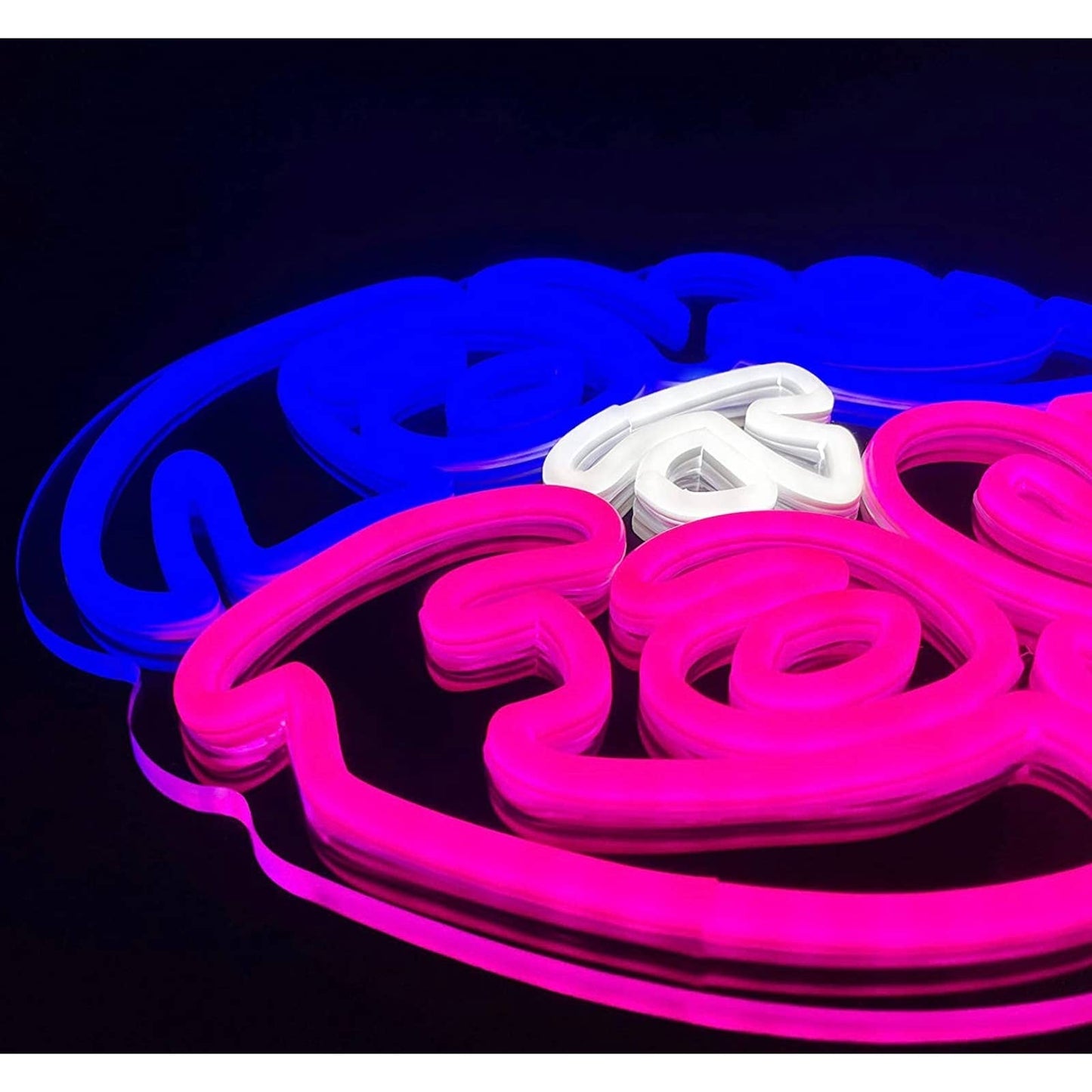Fun Bright Vivid Colorful “Take It Easy” LED Night Light Room Wall Decoration