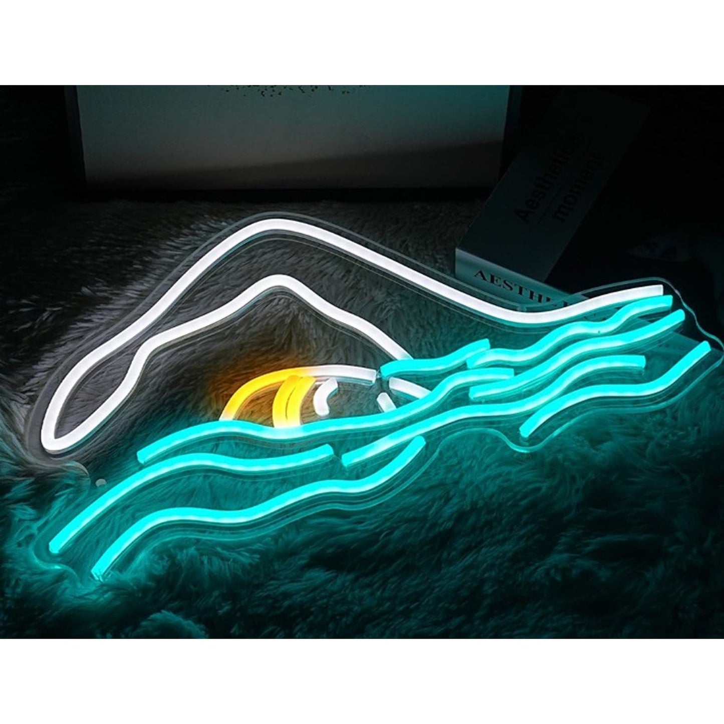 Fun Bright Swimming Man LED Night Light Room Wall Decoration