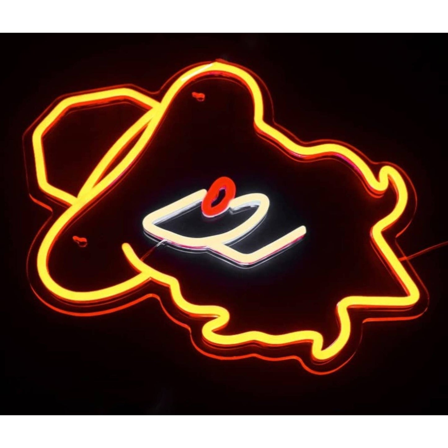 Lovely Bright Beautiful Cowgirl LED Night Light Room Wall Decoration